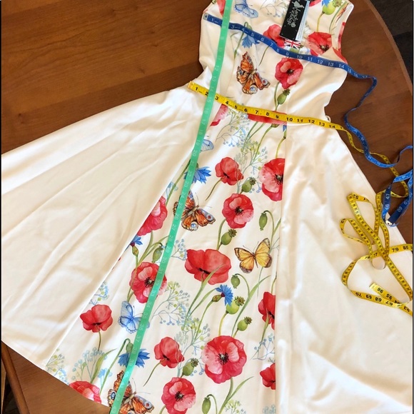 Lady V Vintage London Hepburn Dress size Large - Picture 2 of 8